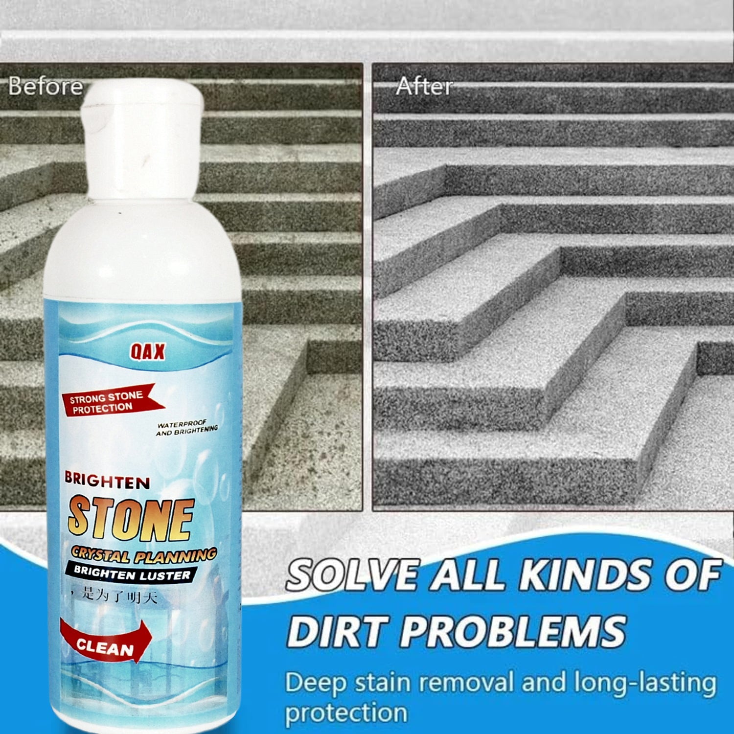 Stone Stain Remover Cleaner, Stone Crystal Plating Agent, Marble Stone Cleaner Polishes, Crystal Plating for Kitchen, Patio, Backyard Marble Cleaner and Polish (75 ML Approx / 1 pc) Stone Stain Remover Cleaner, Stone Crystal Plating Agent, Marble Stone Cleaner Polishes, Crystal Plating for Kitchen, Patio, Backyard Marble Cleaner and Polish (75 ML Approx / 1 pc)